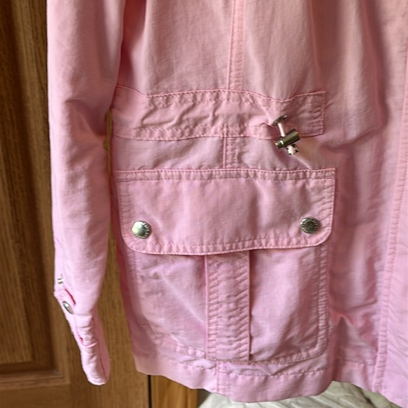 Lands' End Light Pink Jacket with Hood size small - Picture 5 of 9